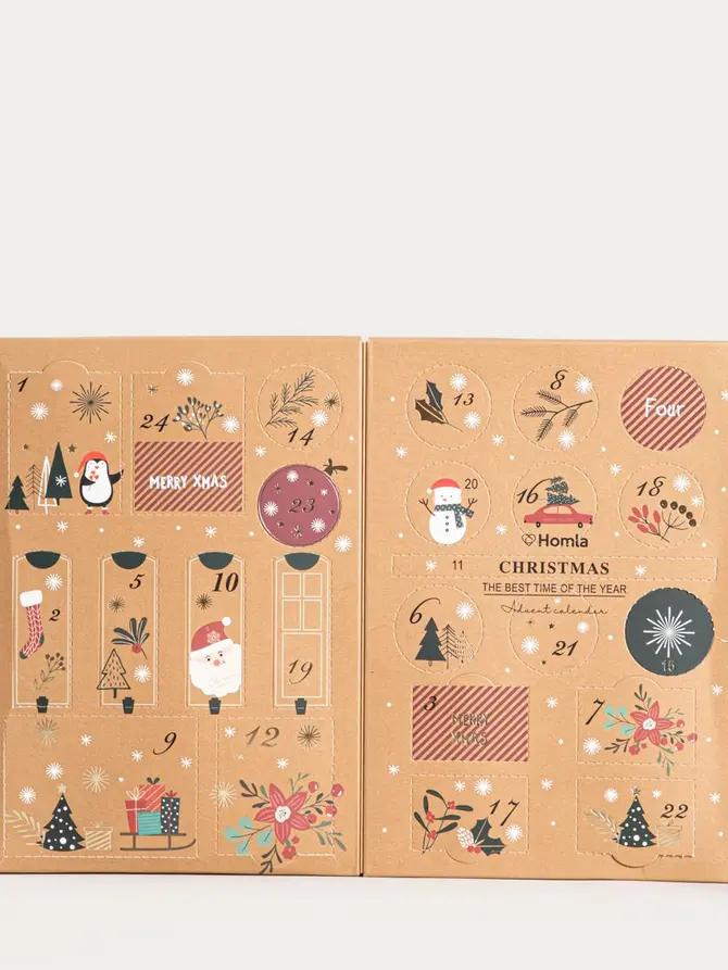 Kalendarz adwentowy SANTA'S SELECTIONS Christmas 24 szt.