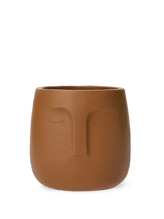 Osłonka na doniczkę FACE twarz 14x14 cm
