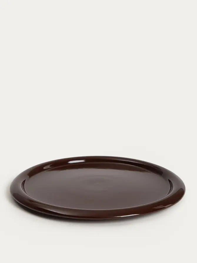 Talerz WILORA obiadowy brązowy 26 cm