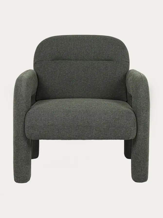 Fotel ALVIRO oliwkowy 78x76x81 cm