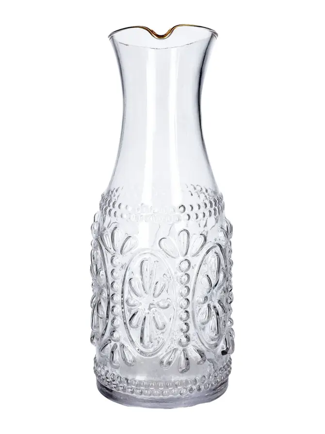 Karafka BARREL ze złotą obwódką 1,2 l
