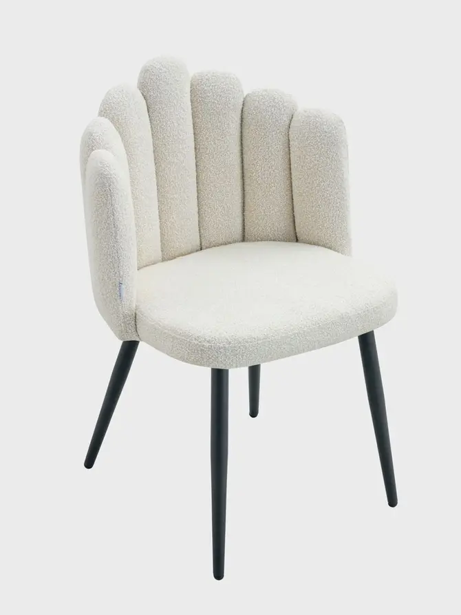 Krzesło LUXE Ecru 56x55x86 cm