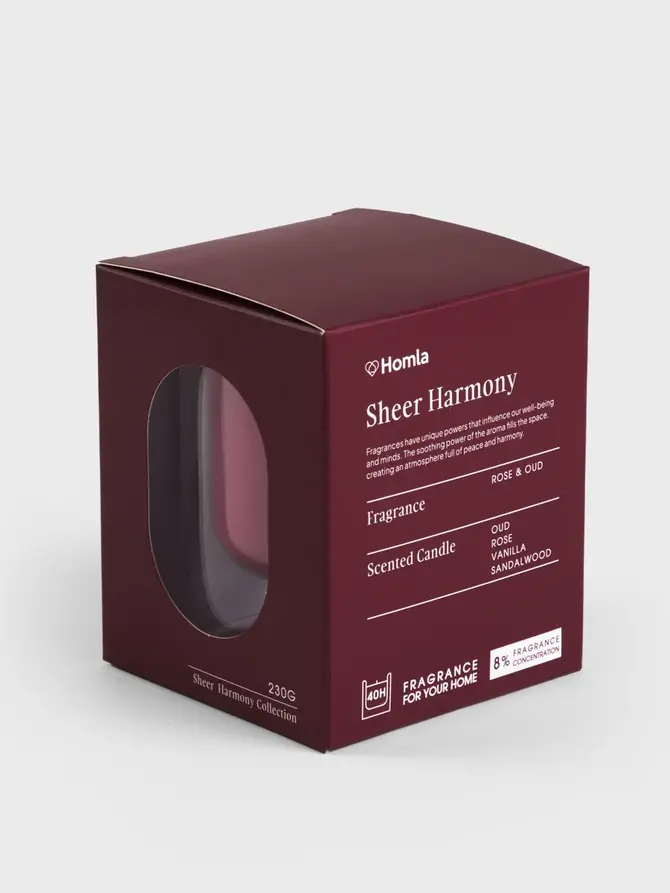 Świeca zapachowa SHEER HARMONY Rose & Oud 230 g