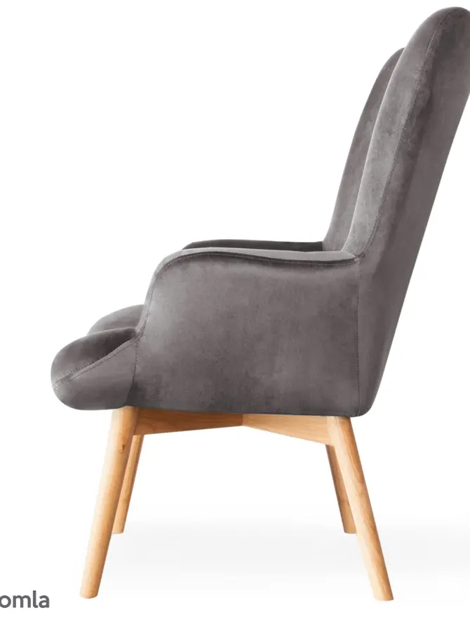 Fotel szary MOSS 70x95 cm SS18 910306