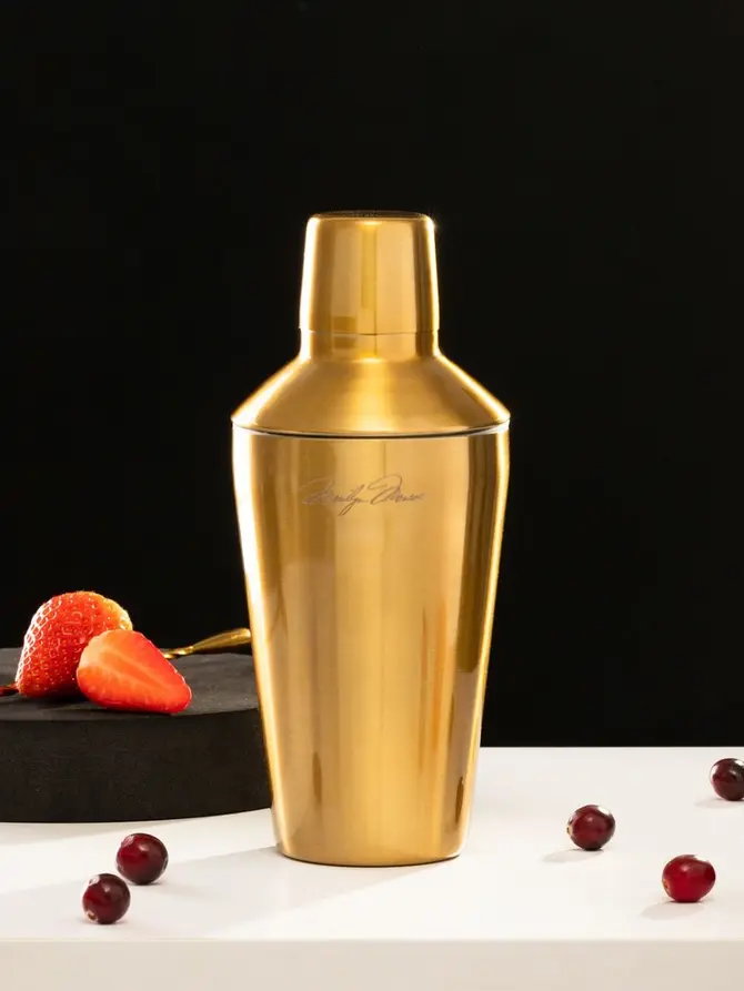 Shaker MONROE CARNIVAL złoty 21 cm