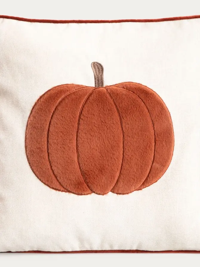 Poszewka PUMPKY z ozdobną dynią 45x45 cm