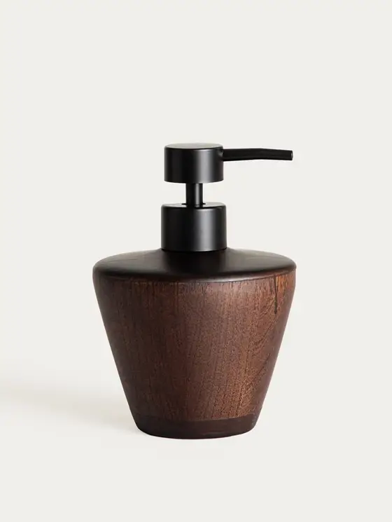 Dozownik CEDRIC z drewna tekowego 10,5x14,6 cm
