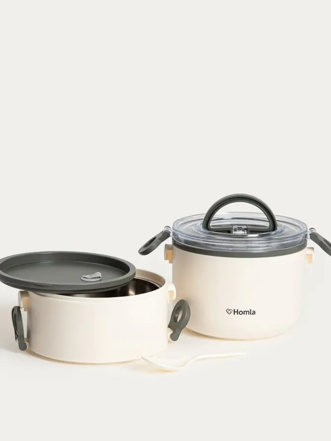 Termos LUNARE obiadowy 1 l + 0,6 l