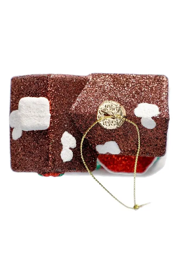 Zawieszka EVI RED domek czerwony 8 cm