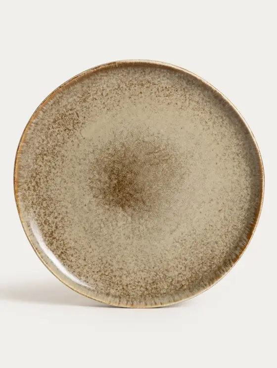 Talerz DAREL obiadowy beżowy 26,5 cm