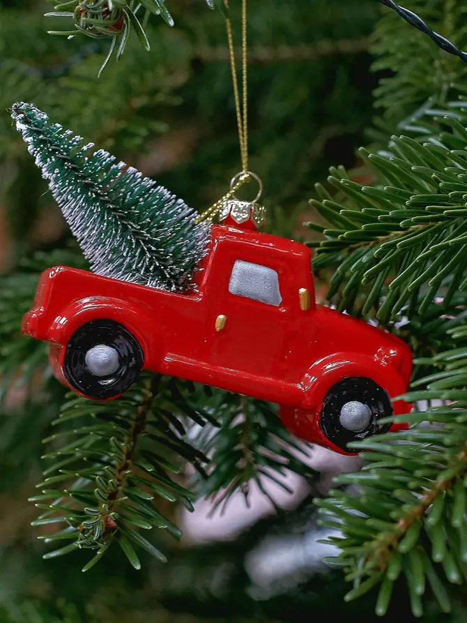 Zawieszka EVI RED auto czerwone 11 cm