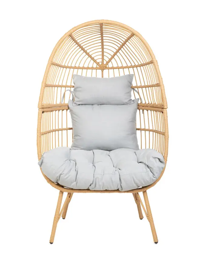 Fotel LAKAI naturalny pleciony 83x65x145cm
