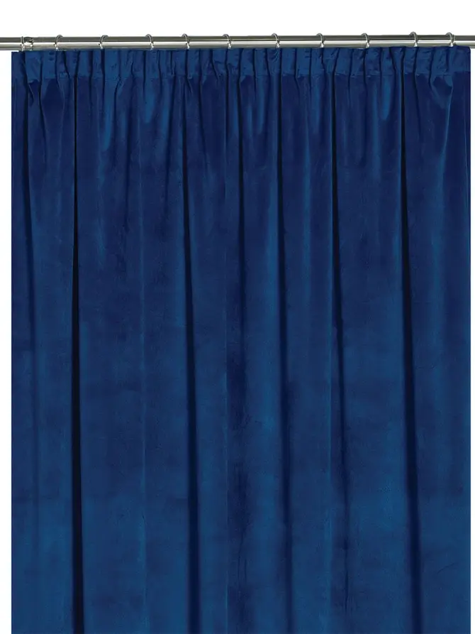 Zasłona VELUTTO na kółkach granatowa 140x250 cm