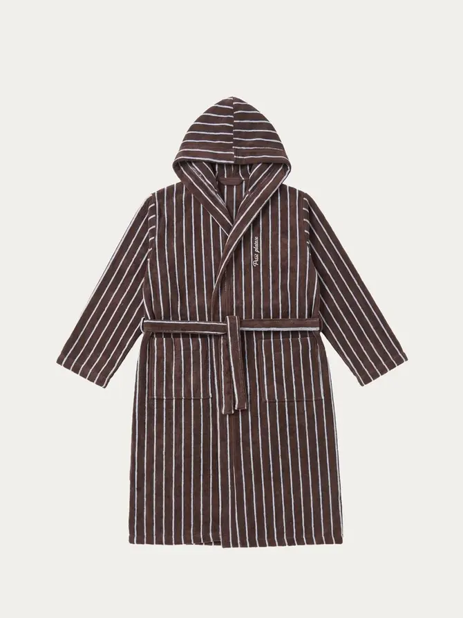 Szlafrok MON PARIS w niebieskie paski S/M