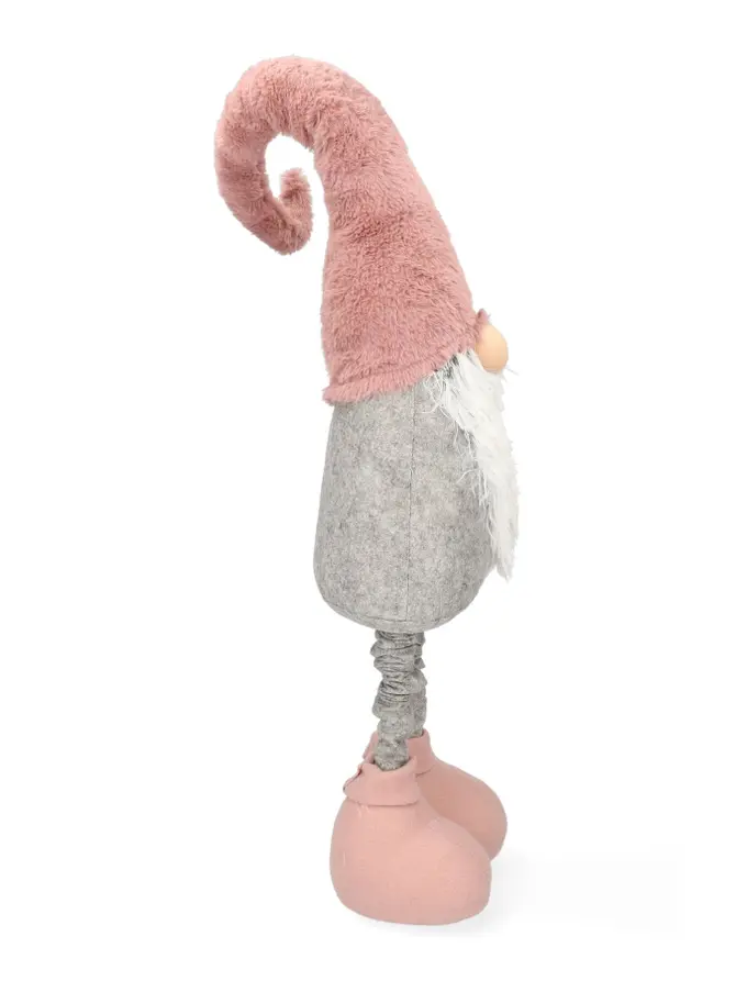 Skrzat KALLE krasnal różowy z teleskopowymi nogami 112 cm