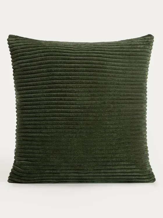 Poszewka MIRADO zielona o strukturze sztruksu 45x45cm