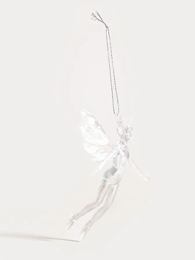 Zawieszka BIJOU wróżka transparentna 13 cm