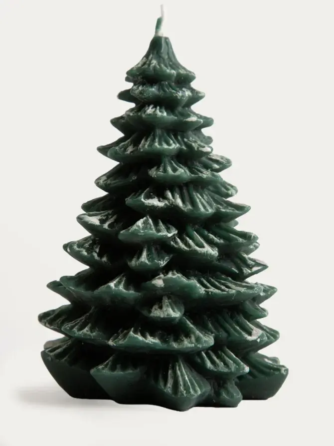 Świeca dekoracyjna WOODEN CRAFT choinka 175 g
