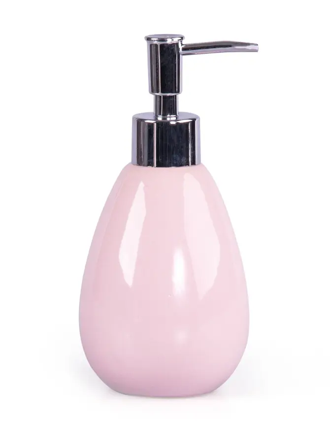 Dozownik łazienkowy gładki różowy NOELLE 330ml AW18 920770