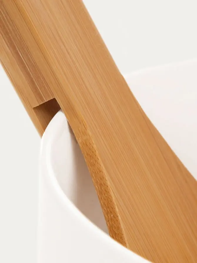 Misa B2 FINCAN do sałat z bambusowymi łyżkami 17 cm