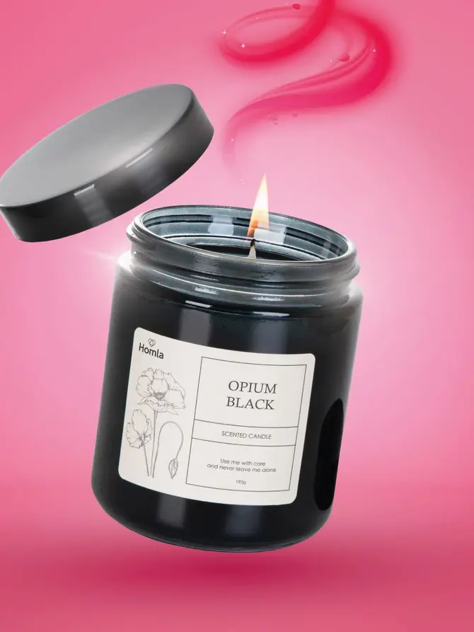 Świeca zapachowa TOFU Opium Black 190 g