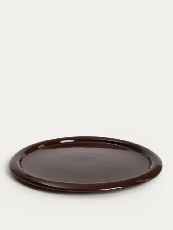 Talerz WILORA obiadowy brązowy 26 cm