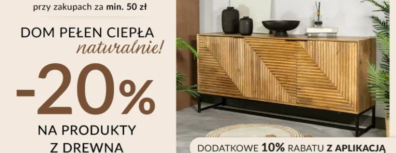 Naturalne produkty z drewna