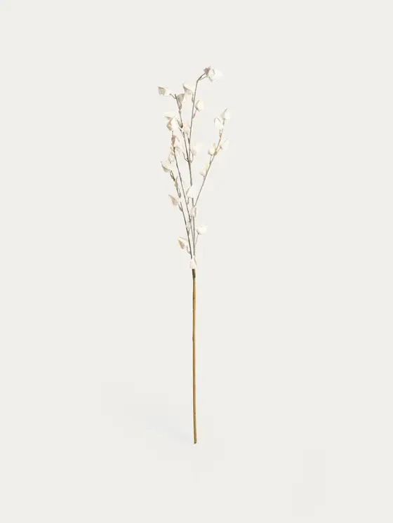 Gałązka sztuczna MICHU miechunka ecru 85 cm