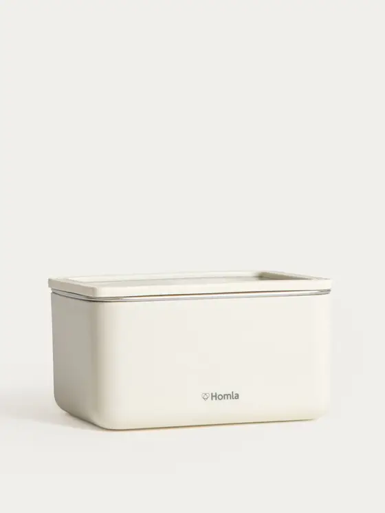 Lunchbox COCOA śmietankowy ze stali nierdzewnej 700 ml
