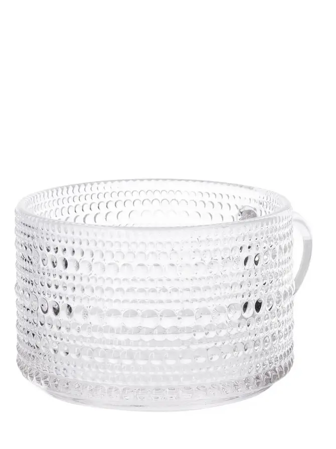 Filiżanka BARREL szklana w kropki 0,35 l