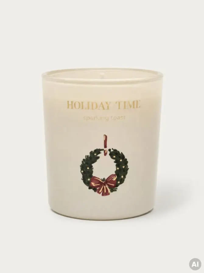 Świeca zapachowa HOLIDAY TIME Sparkling Toast 150 g