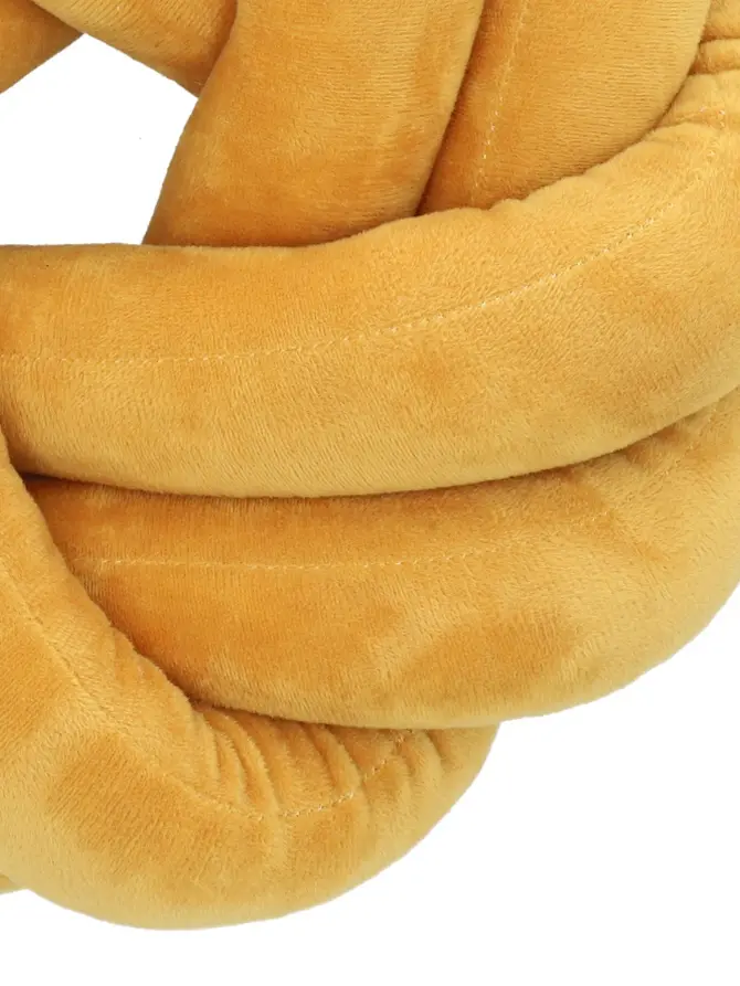 Poduszka OJEDA węzeł karmelowa 30 cm