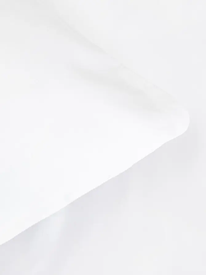 Pościel BAMSA gładka z satyny bambusowej biała 160x200 + 2*50x60 cm