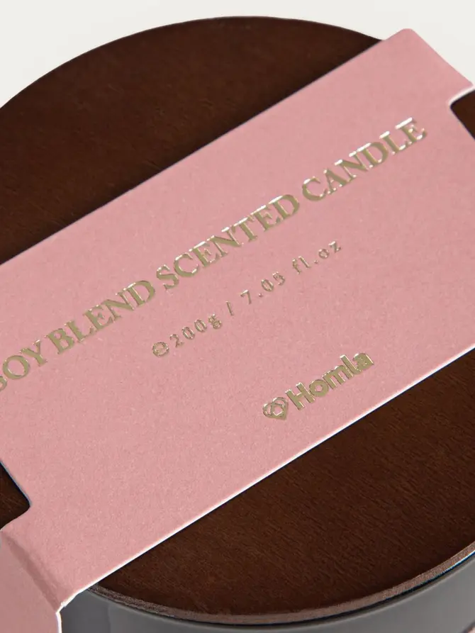 Świeca sojowa URBAN LEATHER Dusty Rose 200 g