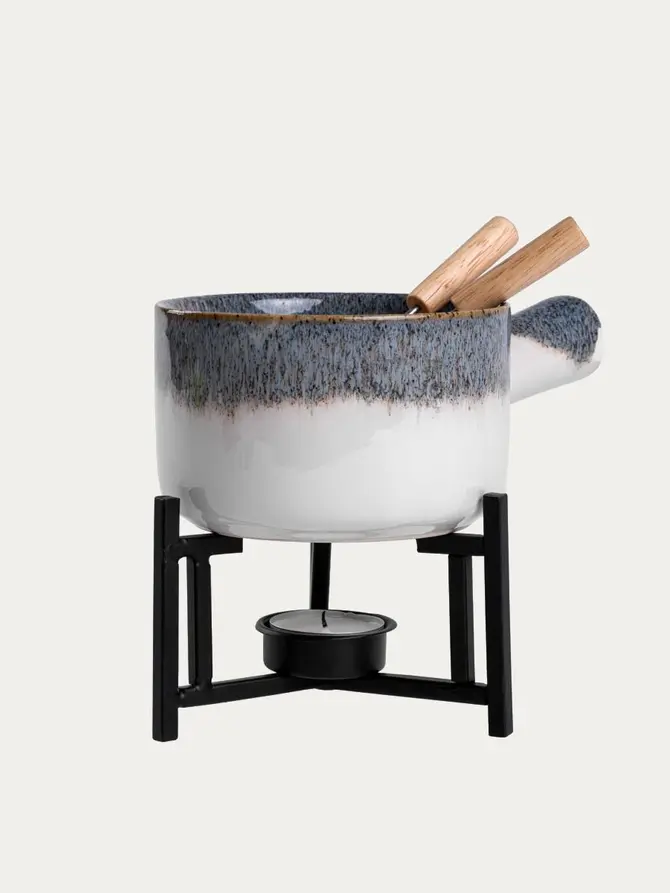 Zestaw do fondue LAMBI z podgrzewaczem 500 ml