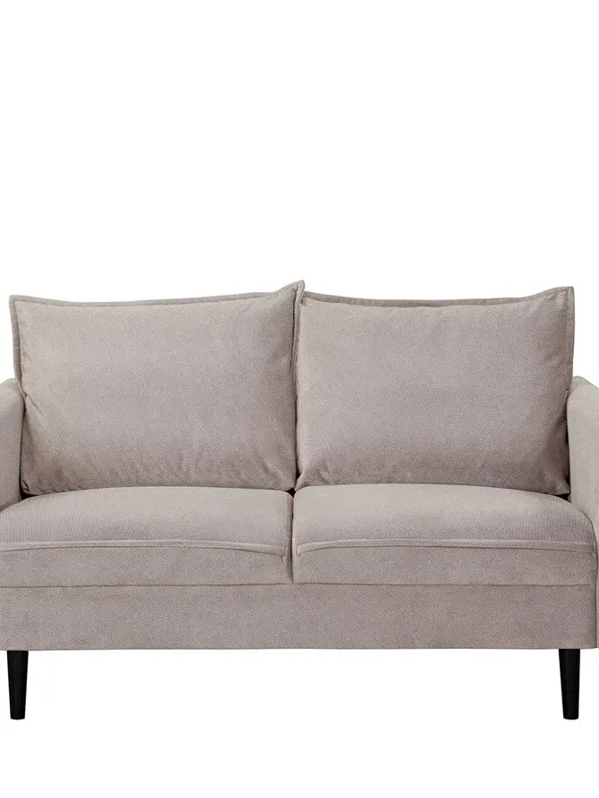 Sofa RUGG Sofa w tkaninie beżowy 149x86x91 cm