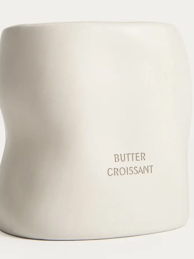 Świeca zapachowa ceramiczna PATISSERIE MINI Butter Croissant 220 g