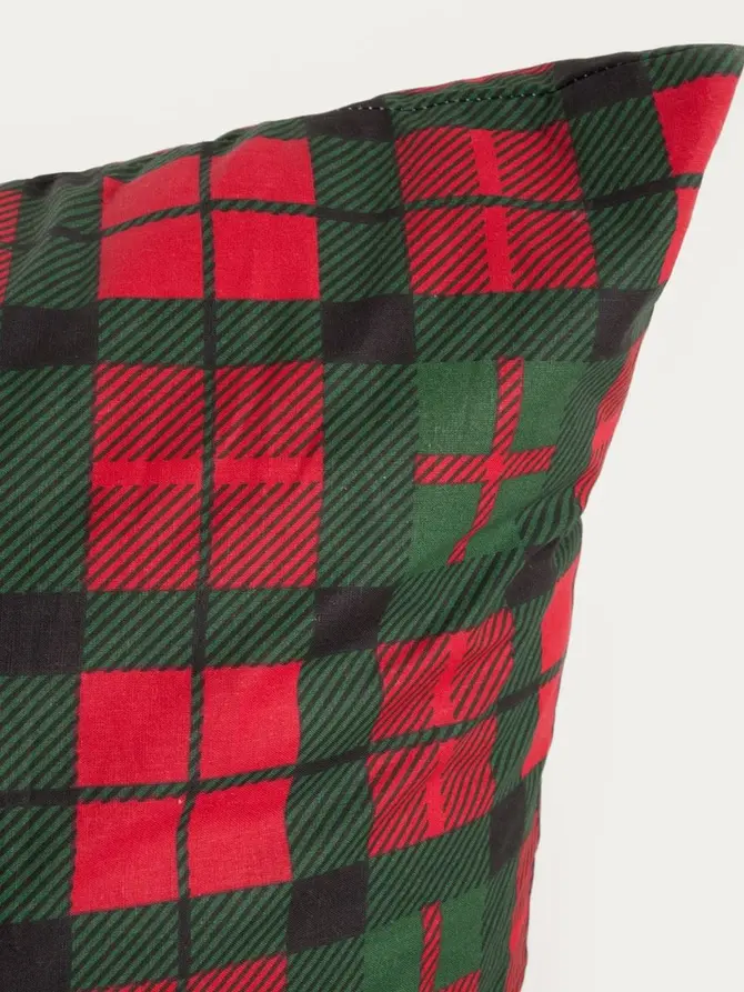 Pościel EC TARTAN bawełniana w kratę 220x200 + 2*70x80 cm