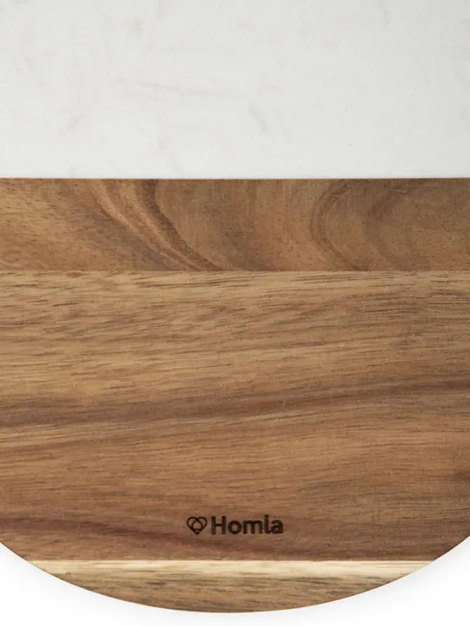 Deska MARBLE dekoracyjna biała 40x17 cm