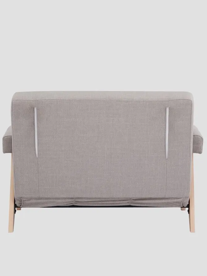 Sofa CALORE 1-osobowa, z funkcją spania beżowa 117x90x82 cm