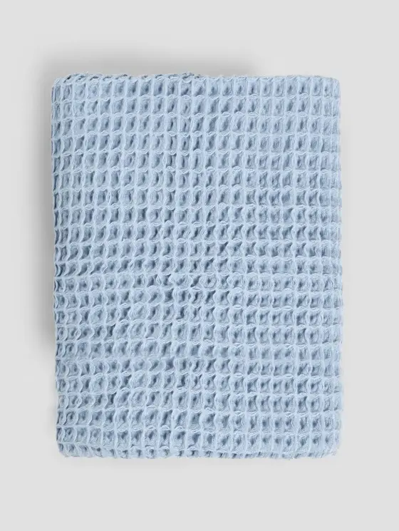 Ręcznik VAFFEL niebieski 70x130 cm