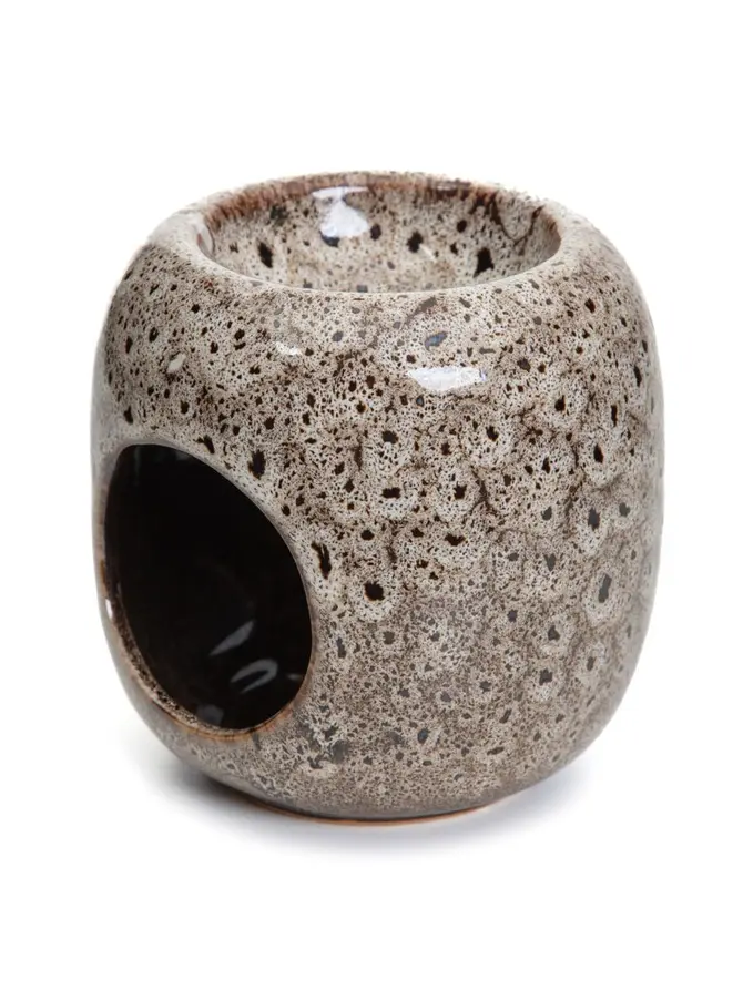 Kominek RUFUS ceramiczny brązowy 11x11x11 cm