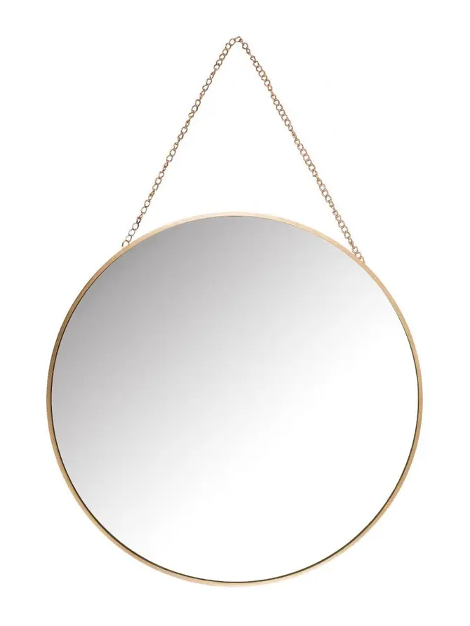 Lustro GRAZIA wiszące zlote 35x35