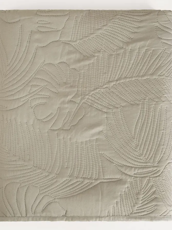 Narzuta SIENNA zielona z pikowaniem 200x220 cm