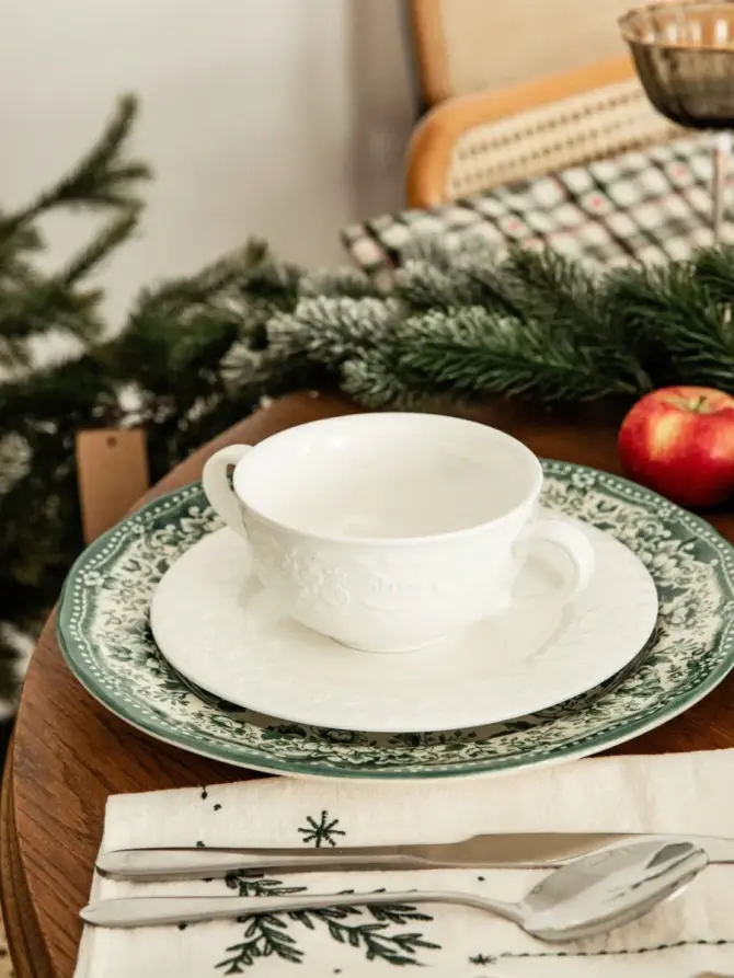 Bulionówka VINDI porcelanowa z konikami 0,3 l
