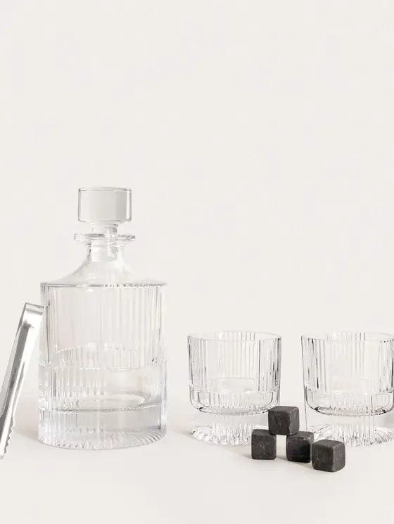 Zestaw do whiskey ELEGANZA ze szklankami 8 el.