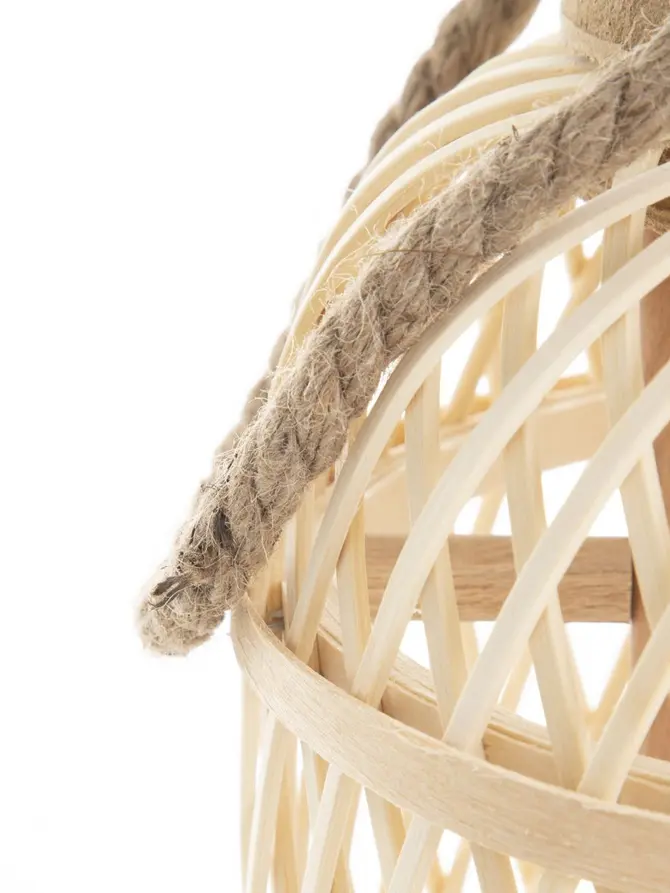 Lampion AVLI naturalny 21x27,5 cm