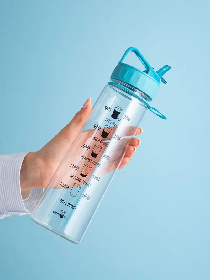 Butelka bidon AQUAFLOW turkusowa 900 ml