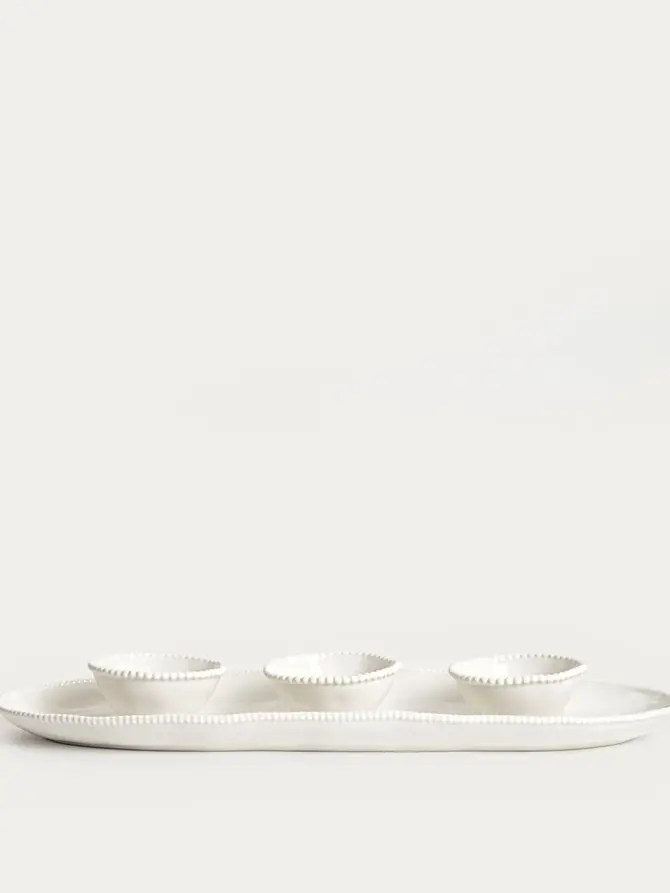 Naczynie do serwowania PADRA białe 40x14,5 cm