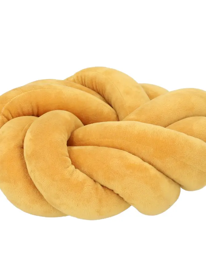 Poduszka OJEDA węzeł karmelowa 30 cm